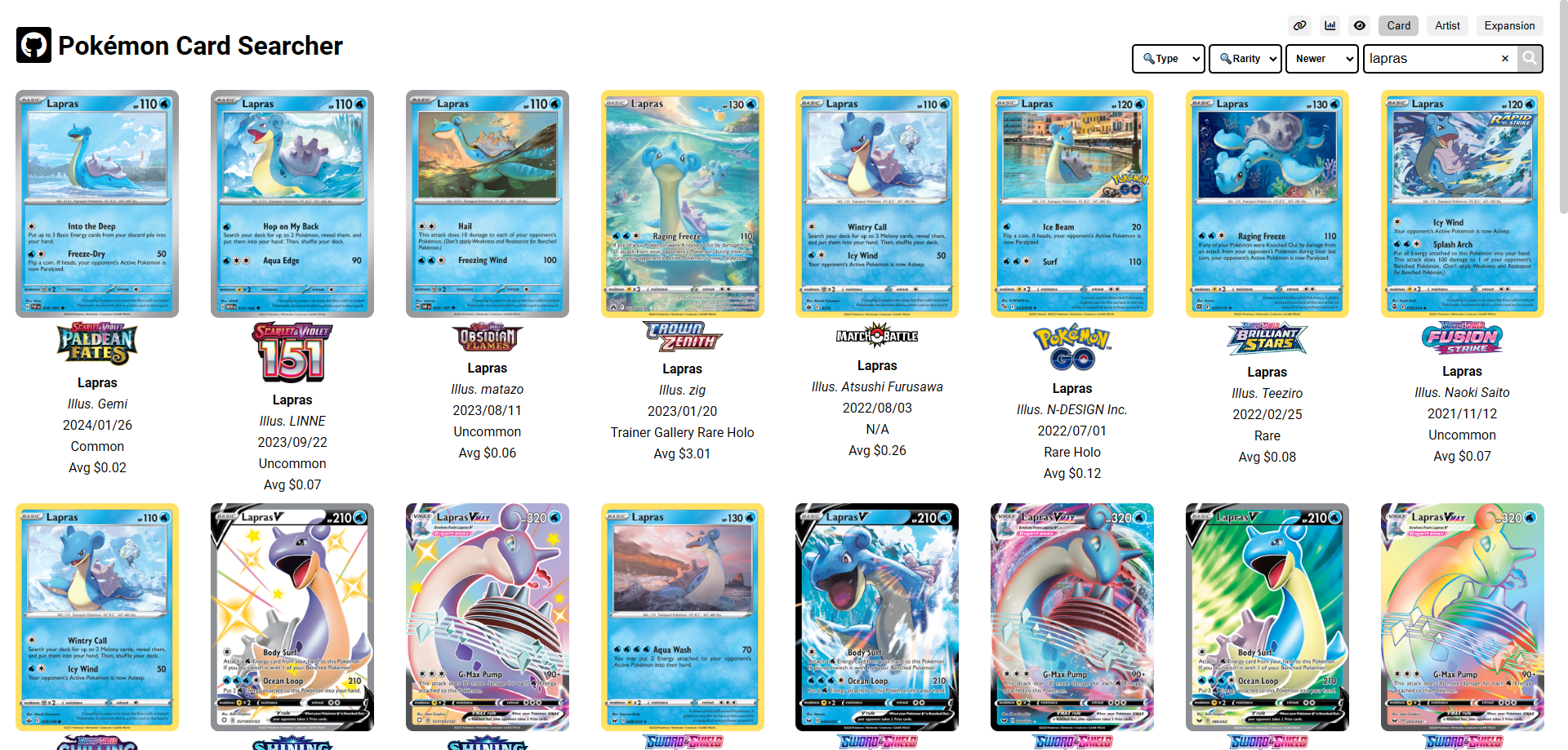 TCGSearcher